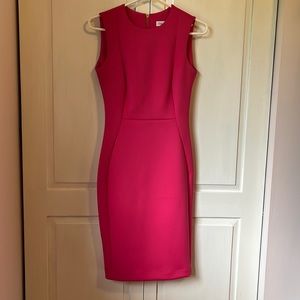 Pink Calvin Klein Scuba style dress
